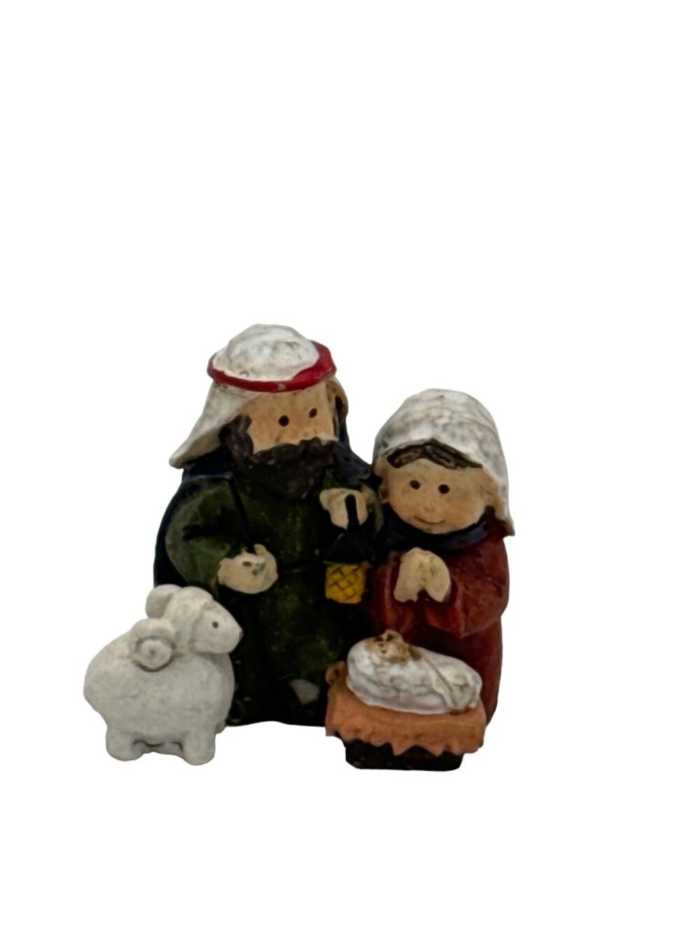 Holy Family Mary Joseph Baby Jesus Children's Christmas Nativity Creche Figurine
